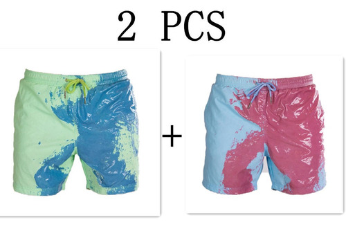 Pantalón De Playa, Cambio De Color Mágico Y Secado Rápido 2