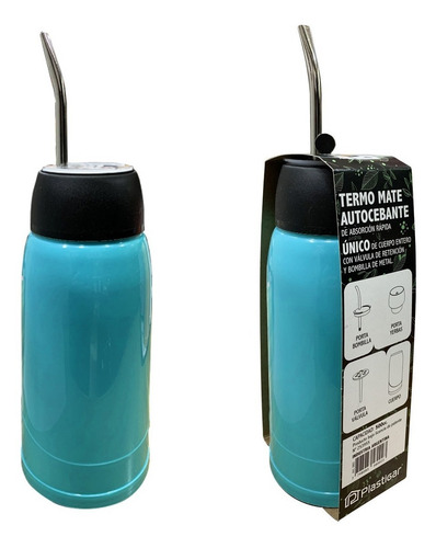 Imagen 5 de 8 de Termo Autocebante Mate Automático X36 Surt Bombilla Pettish