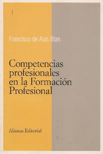 Libro Competencias Profesionales En La Formacion Profesional