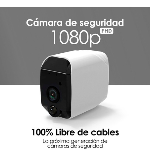 Imagen 6 de 6 de Cámara Ip Wifi Full Hd 1080p 2mpx Pir Batería Inalámbrica