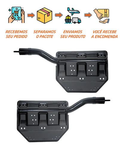 Par Suporte Paralama Scania Direito Esquerdo Trasei. Trucado