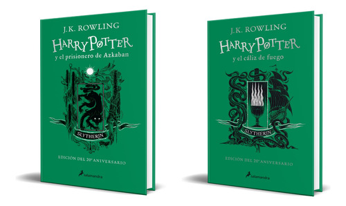 Pack Harry Potter 3-4 [ Edición Slytherin ]  Original