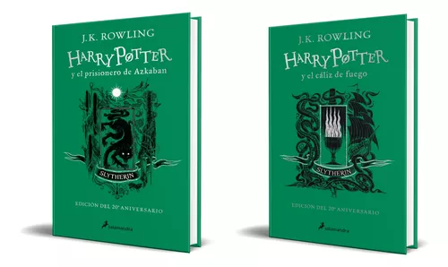 Harry Potter y el cáliz de fuego (edición Slytherin del 20° aniversario)  (Harry Potter 4)