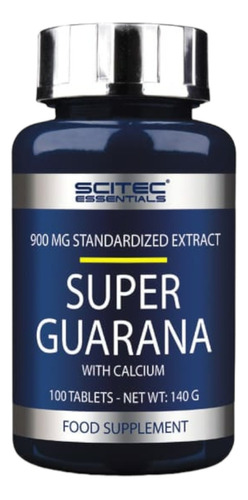 Guarana 100 Tabletas Scitec Nutrition Sabor Sin Sabor