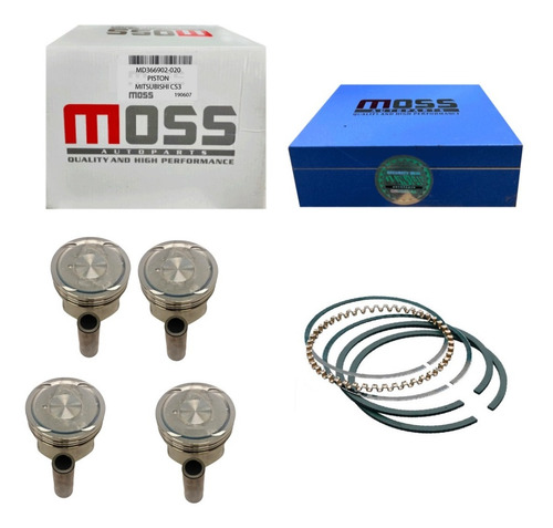 Kit Pistones Anillos 0.20 Mitsubishi Lancer 1.6 02-15 Cs3