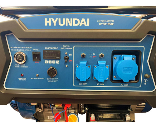 Generador Hyundai Bencinero 8300w Ats + Tablero Transf