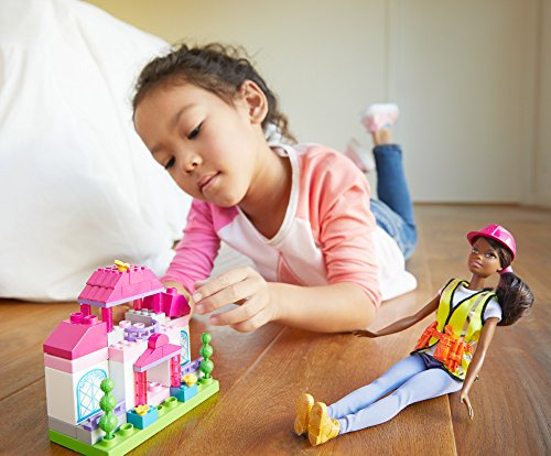 Muñeca Barbie Builder Con Más De 50 Ladrillos Mega Bloks