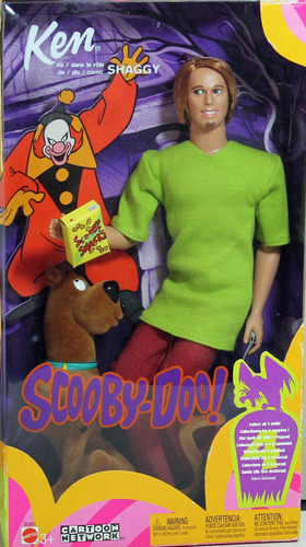 Mattel Barbie 2851 2002 Scooby-doo Ken Como Shaggy
