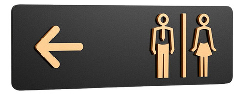 Letrero De Baño, Indicador De Baño, Letrero De Tipo C