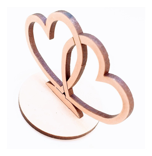 Souvenir Corazones Casamiento Mdf / Fibrofacil