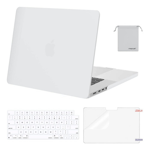 Funda Rígida Mosiso Para Macbook Pro 16  2485 White