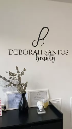 Adesivo De Parede Decorativo Logo Nome Personalizado Ateliê Salão de Beleza  Boutique Estabelecimento