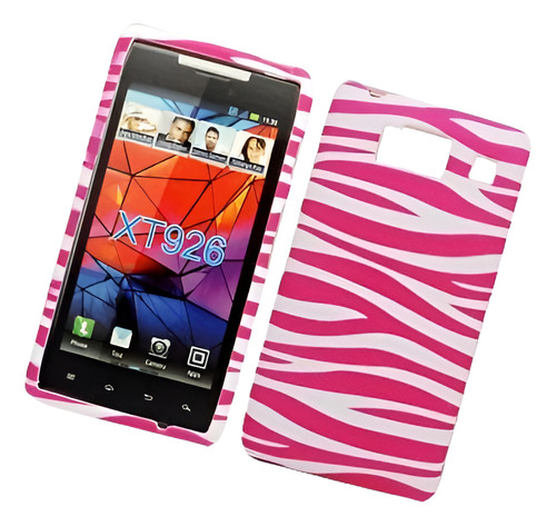 Cebra Goma Complemento Estuche Para Motorola Droid Razr Hd X