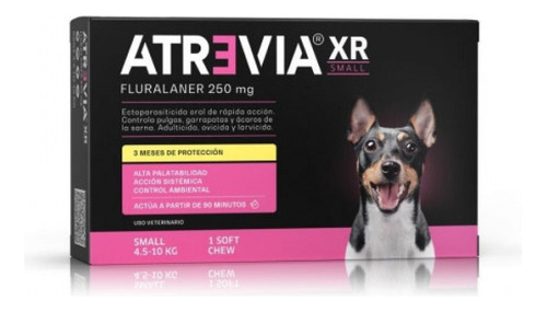 Antipulgas Y Antigarrapatas Atrevia Xr De 4.5 A 10 Kg