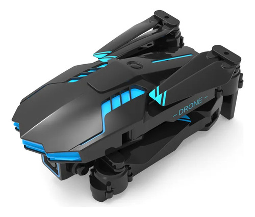 Combo Drone X6 Pro Dual Camara Plegable Con 2 Baterías Color Negro