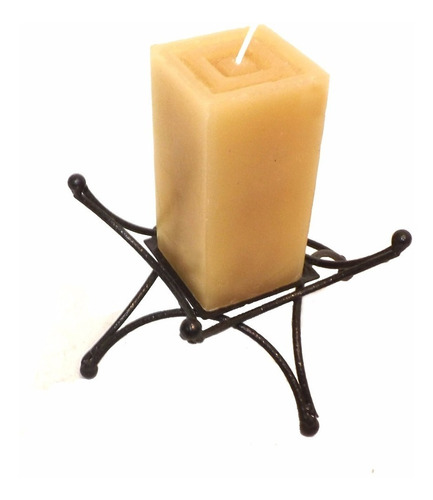 Suporte Estrela Porta Vela Decorativo Castiçal Candelabro Cores Branca Amarela Laranja Vermelha Rosa Lilás Azul Verde