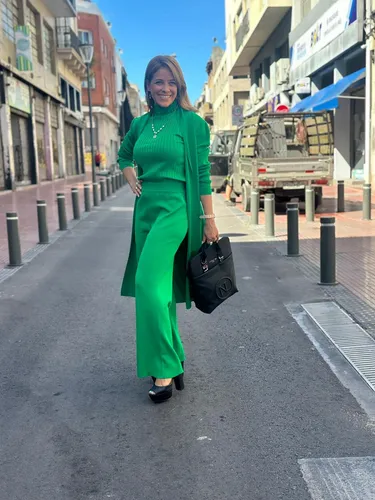 Conjunto 3 Piezas Rocco Dama Modelo 33sp013 Verde Unico