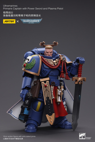 Figura Warhammer 40k Joytoy Primaris Captain Ultramarine