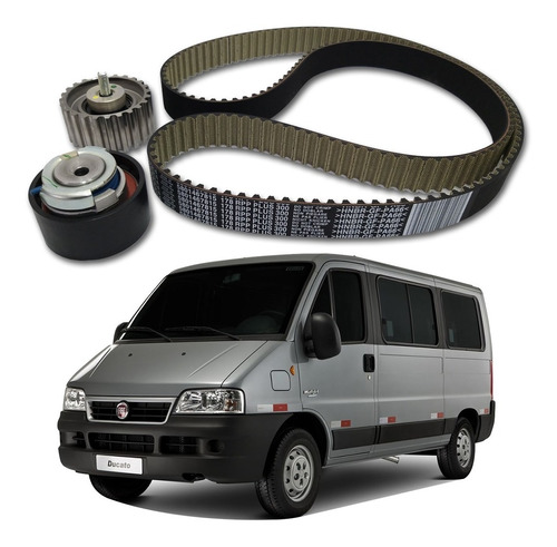 Kit Correia Dentada Tensor Ducato / Boxer / Jumper 2.3 Fiat