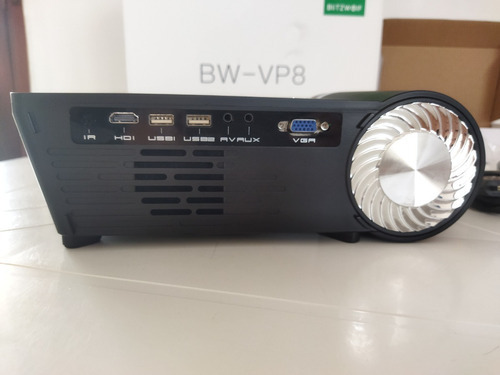 Projetor Blitzwolf Bw-vp8 5500 Lumens 4k Full Hd 1080p Wi-fi Cor Preto