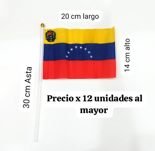 Banderines Bandera De Mano  Venezuela Soy Tienda Física!!!