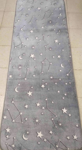 Imagen 4 de 7 de Alfombra Carpeta Brilla Oscuridad Glow In The Dark 59 X 160