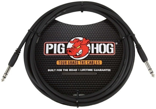 Cable Pig Hog Ptrs10 Plug Para Monitores Stereo 3 Metros