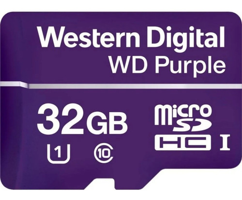 Memoria Micro Sd Wd Purple Sdhc 32gb 500cl Diginet 
