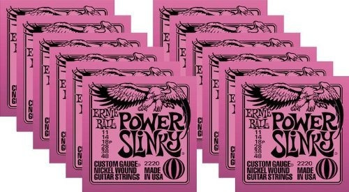 Ernie Ball Power Slinky Cuerda Para Guitarra Niquel Calibre
