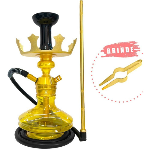 Imagem 5 de 8 de Narguile Triton Zip Original Prato Coroa Mangueira Silicone