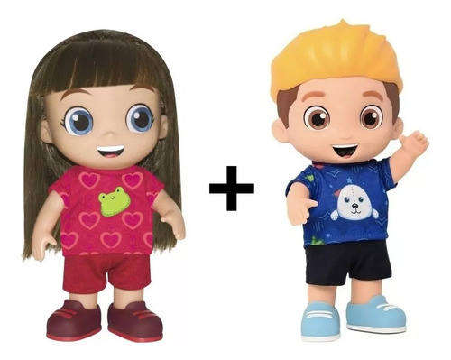Kit Boneca Gi Neto Com Som E Luccas Neto Loiro Com Som