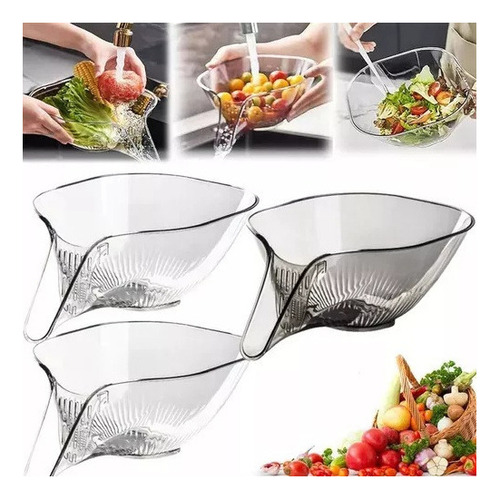 Cesta De Desagüe De Cocina Multifunción Con Desagüe Y Embudo Color 1 Gray-2 White