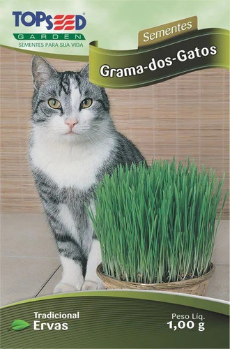 Grama Dos Gatos A Verdadeira Frete Gratis 1002 Sementes