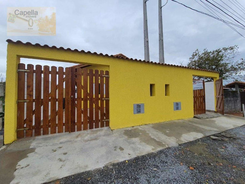 Casas Novas Em Balneario Gaivota Itanhaém! $ 220 Financia