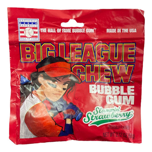 Big League Chew Bubble Gum Fresa