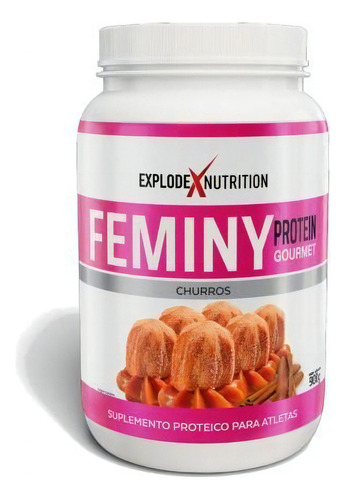 Protein Feminy Churros 900g Pote Explode Nutrition