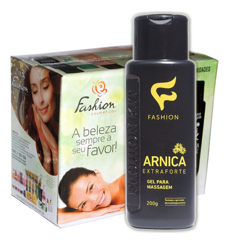 Caixa 12 Gel Para Massagem Arnica Extra Forte 200g Fashion