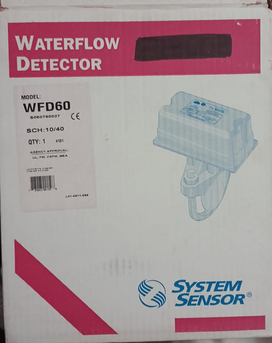 Detector De Flujo Wfd60 System Sensor.