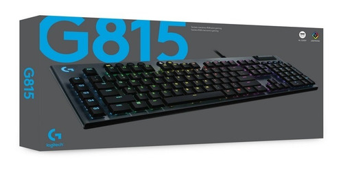 Teclado Gamer Logitech G815 Mecánico Rgb Teclas Bajas