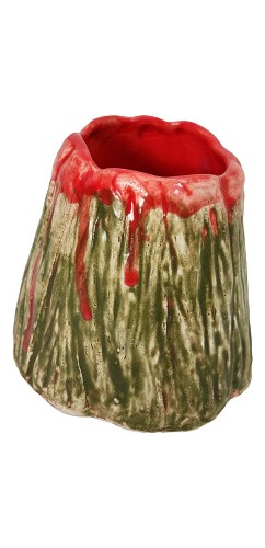 Imagen 1 de 2 de Taza De Cerámica Volcán Tiki