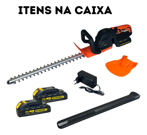Aparador Cerca Viva 51 Cm 1000w 2 Baterias 21v Profissional