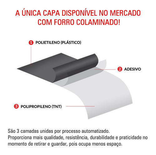 Capa P/ Moto Harley Davidson Iron 1200 C/ Forro Total | Cm4