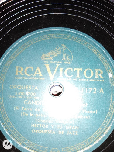 Pasta Hector Gran Orquesta Jazz Rca Victor C117