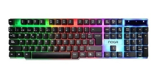 Imagen 2 de 4 de Combo Gamer Teclado + Mouse Retroiluminado Noga Nkb-91