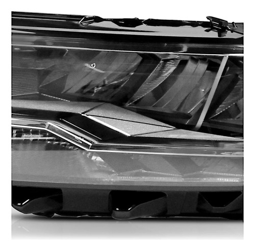 Farol Jetta Sedan 19 A 22 Elétrico C/ Motor Led Tyc Direito