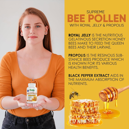 Polen De Abeja Supreme Parker Naturals 150 Cápsulas Vegetari