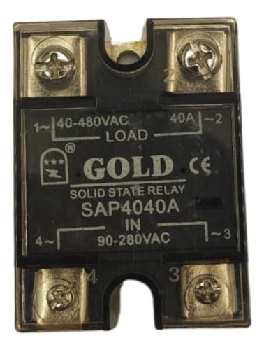 Modulo Sap-4040a Relevador De Estado Solido 40a 90-280vac