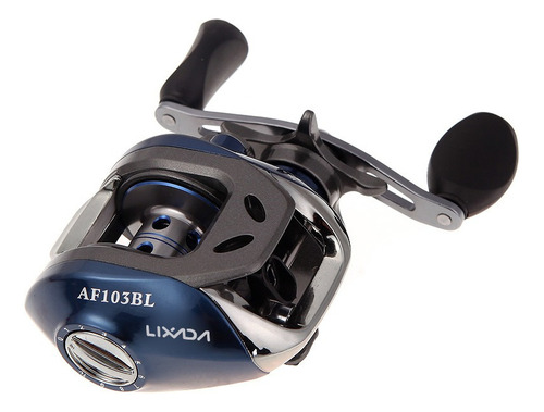 Cebo Manual Reel Ball Blue Lixada 6, 3:1, Velocidad Af103