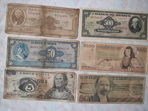 Billete De 1000 Pesos Antiguo De Mexico