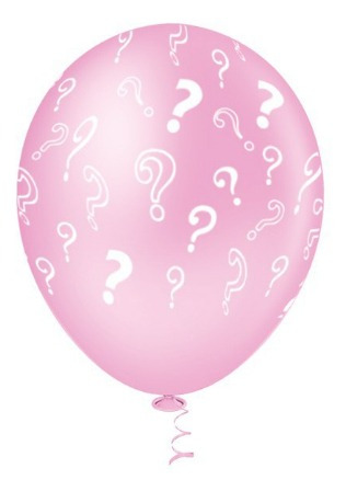 Imagem 3 de 4 de Balão - Bexiga Chá De Revelação Azul E Rosa - 25 Unidades